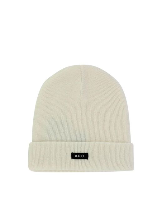 A.P.C. Natural "Autumn" Beanie for men