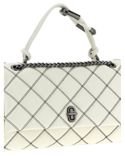Marc Jacobs Metallic 'the Bi-color Quilted Dual' Medium Shoulder Bag