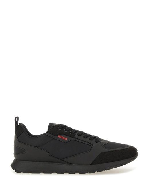 HUGO Black Low-Top Sneakers for men