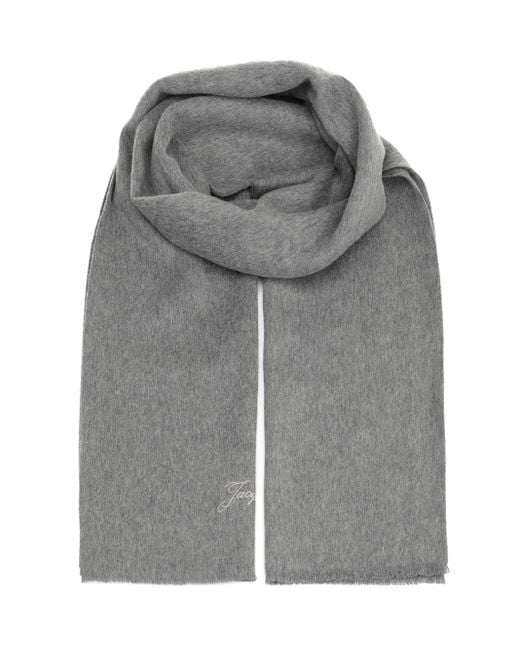 Jacquemus Gray Tailored Scarf Scarves And Foulards