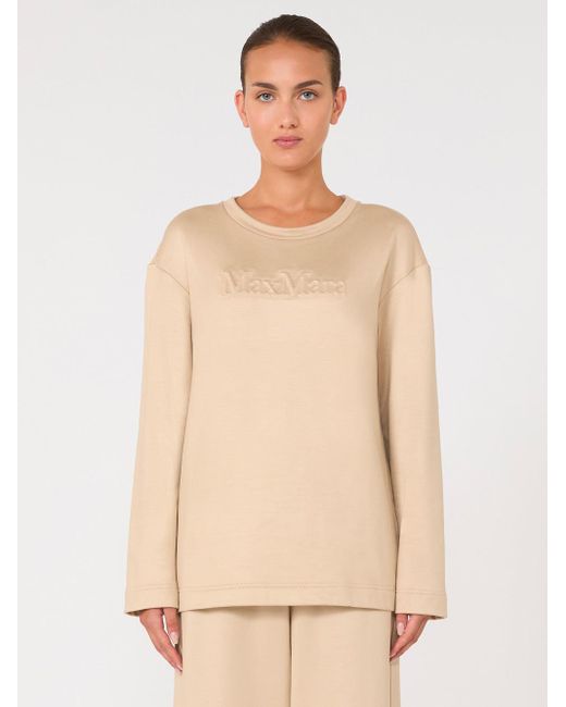 Felpa di Max Mara in Natural