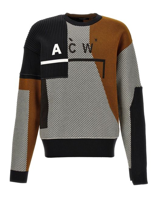 A_COLD_WALL* Black 'Geometric' Sweater for men