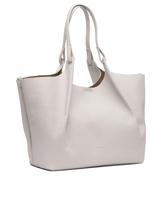 Dua Borse A Spalla Bianco-Donna di Gianni Chiarini in Natural