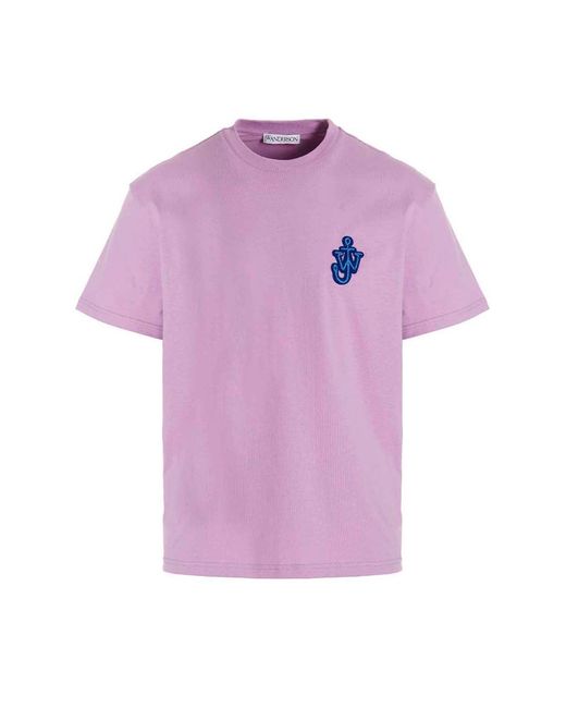 J.W. Anderson Pink 'anchor' T-shirt for men