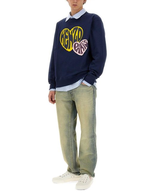 KENZO Green Slim Fit Jeans For for men