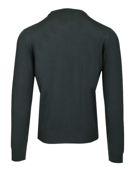 Mauro Ottaviani Green Crew Neck Sweater Knitwear for men