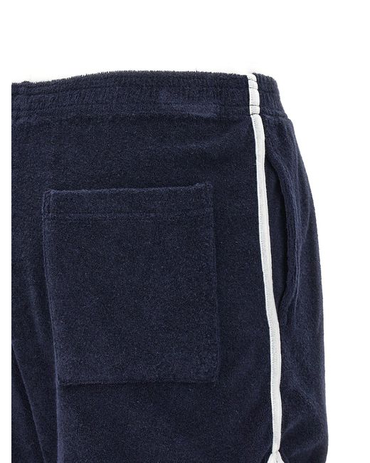 Sporty & Rich Blue 'Prince Sporty Terry' Shorts