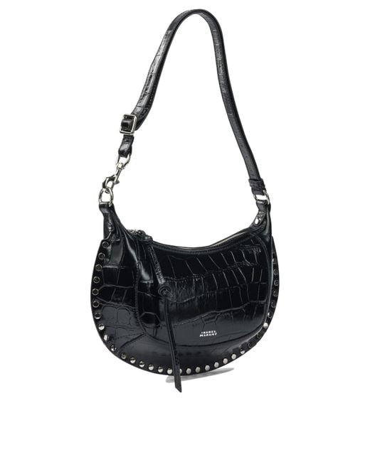 Isabel Marant Black "Oskan Moon" Handbag