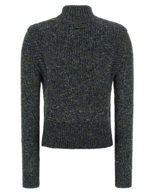 Pinko Black 'Mirror Image' Turtleneck Sweater