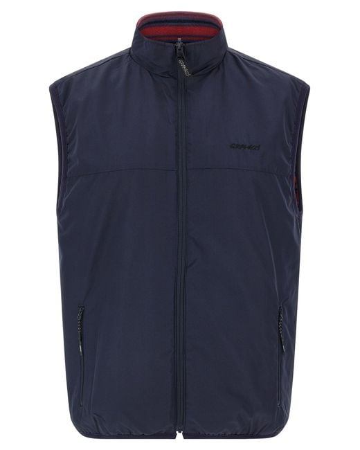 Gramicci Red Thermal Fleece Reversible Gilet for men