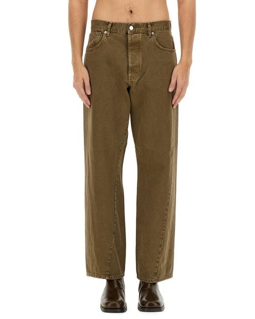 sunflower Green Jeans Wide Fit for men