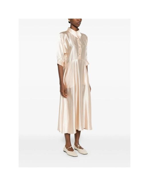 Alberta Ferretti White Dresses Neutral