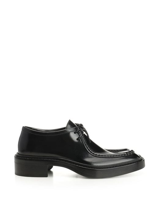 Saint Laurent Black "Harvey" Derby Loafer for men