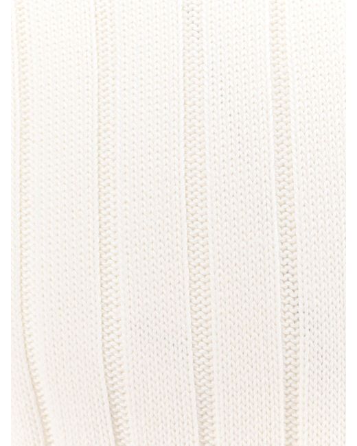 Brunello Cucinelli White Sweater for men