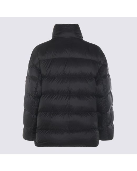 Coats Blacks And Greys-Donna di Moncler x Edward Enninful
