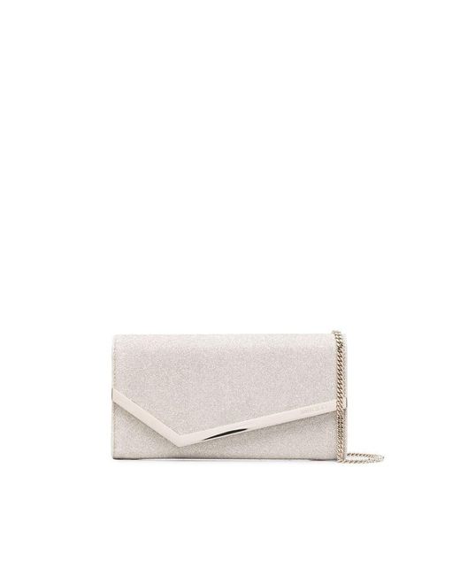 Pochette Poliestere-Donna di Jimmy Choo in White