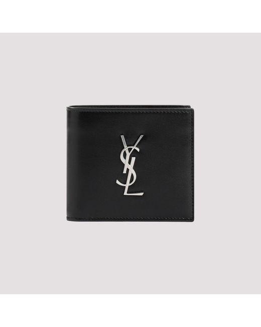 Saint Laurent Black Credit Card Holder for men