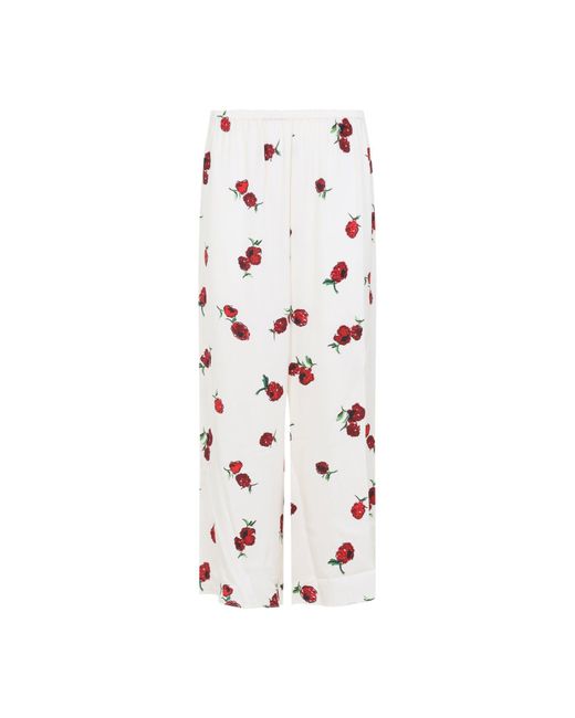 Raspberry Cream Cupro Mindy Pant-Donna di Wolford in White