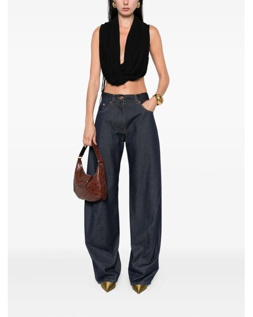Versace Blue Boyfriend Jeans