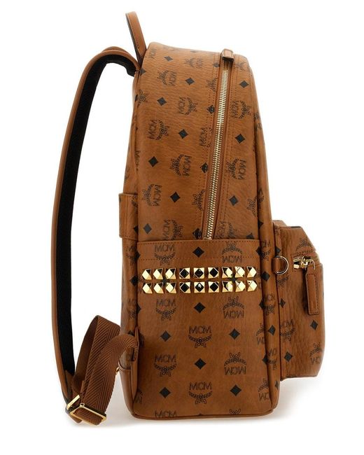 MCM Brown Backpack "Stark"