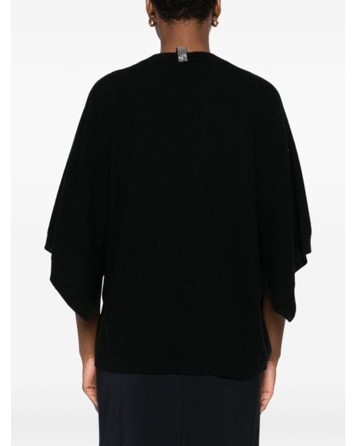 Fabiana Filippi Black Wool Top
