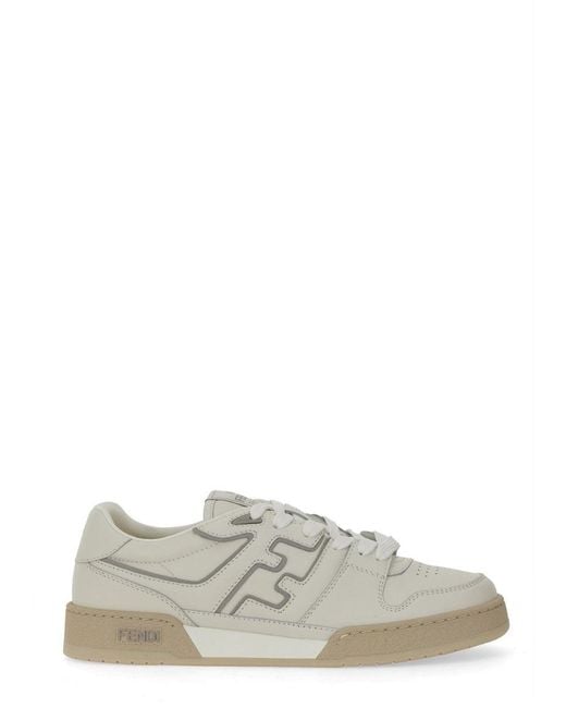 Fendi White Sneaker "Match" for men