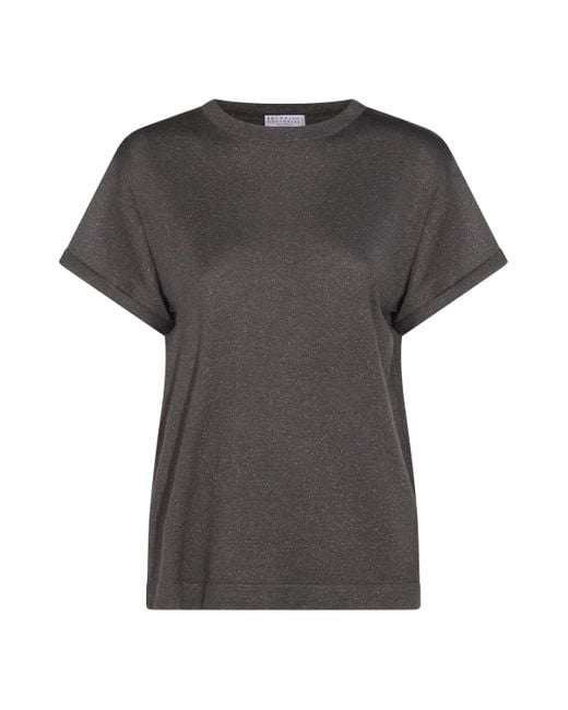 Brunello Cucinelli Gray Sweaters Blacks And Greys