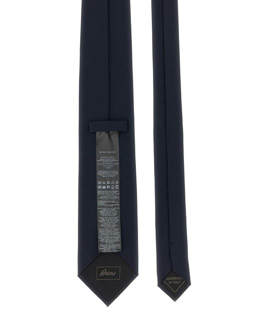 Brioni Blue Silk Tie for men