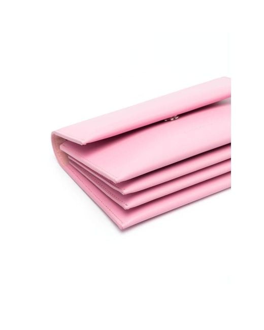 Borse A Spalla E Tracolla Pelle-Donna di Low Classic in Pink