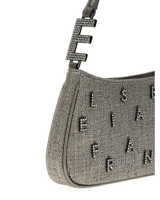 Shoulder Bag Borse A Spalla Silver di Elisabetta Franchi in Gray