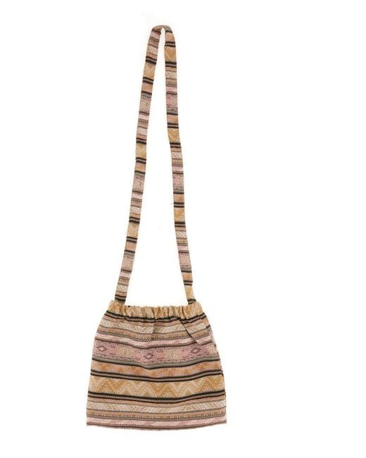 Needles Natural Canvas Bag. for men