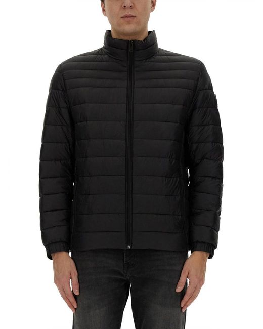 Boss Black Down Jacket With Logo for men