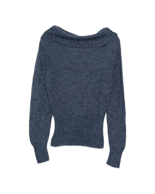 Paloma Wool Blue Fabric Sweaters