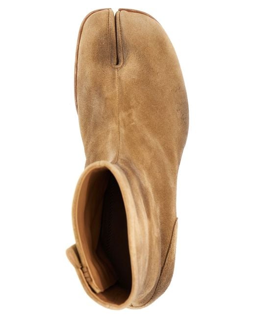 Maison Margiela Brown 'Tabi' Ankle Boots for men