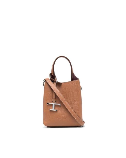 Borse A Spalla E Tracolla Pelle-Donna di Tod's in Brown