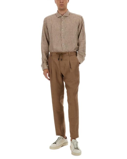 Shirt "L-Josh-Spreadw-C-252"-Uomo di Boss in Natural da Uomo