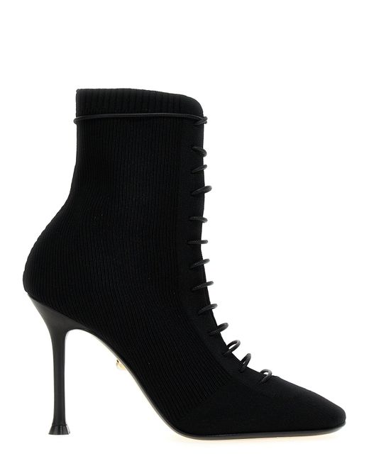 ALEVI Black Love Boots, Ankle Boots
