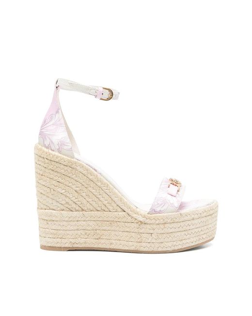 Espadrillas Rosa-Donna di Versace in Natural