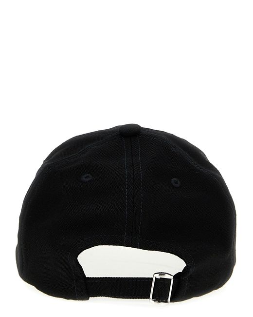 MARINE SERRE Black Logo Embroidery Baseball Cap