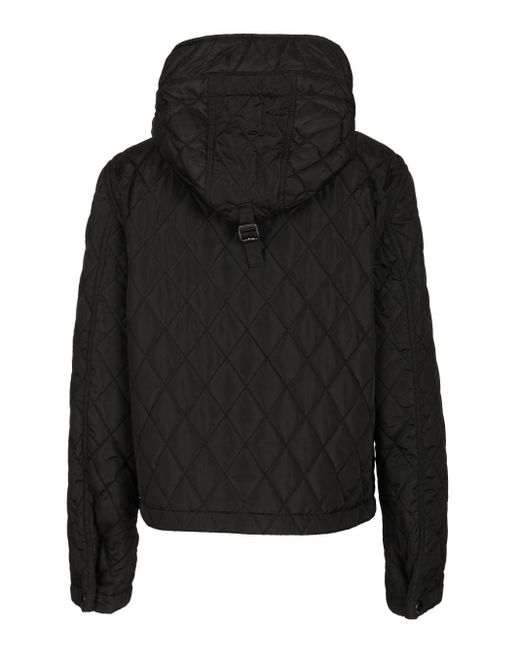 Quilted Nylon Cropped Jacket-Donna di Burberry in Black