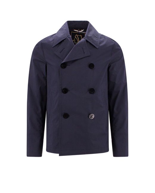 Sealup Blue Peacoat With Buttons for men