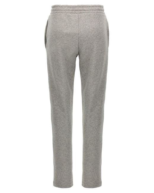 The Attico Gray Embossed Logo Joggers