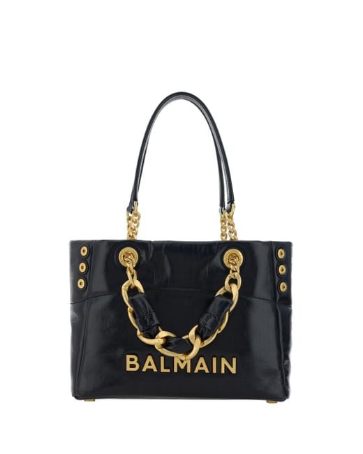 Balmain Shopping Bag in Black Lyst UK