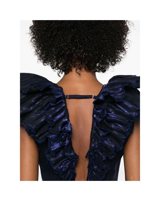 L'idée Blue Polyester Suits & Dresses