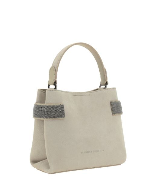 Brunello Cucinelli Natural Borsa A Mano