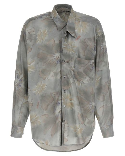 Magliano Gray Pale Twisted Shirt, Blouse for men