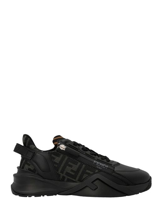 Fendi Black Flow Running Sneakers for men