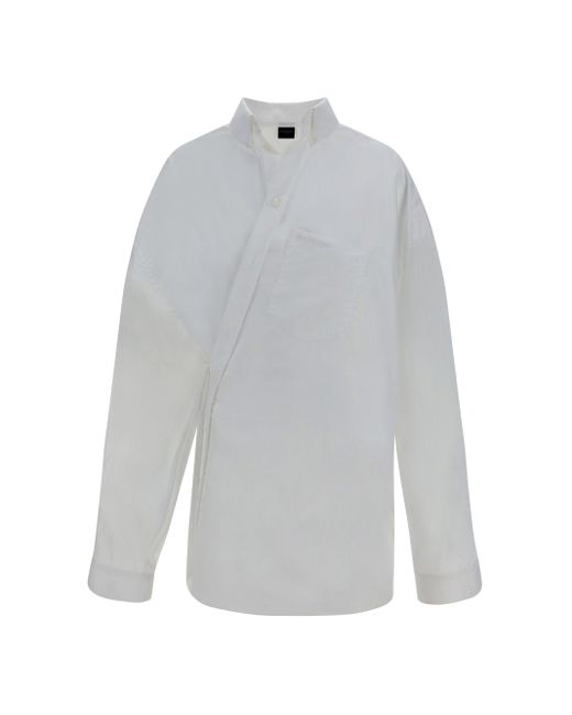 Camicia Wrap di Balenciaga in Gray