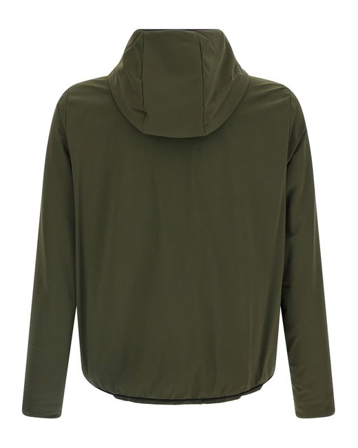 Silicone Logo Jacket Puffer Jackets Verde-Uomo di Moncler in Green da Uomo