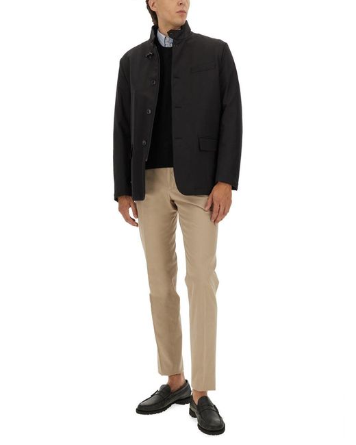 Fay Black Jacket With Hook for men
